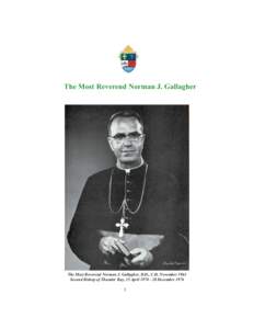 Bishop Norman J. Gallagher Biography_Bishops