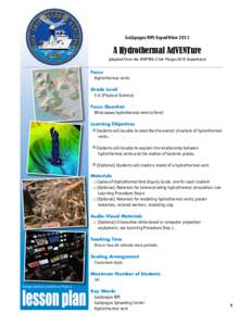 Hydrothermal vents / Physical oceanography / Coast of British Columbia / Seabed / Explorer Ridge / Hydrothermal circulation / Lōʻihi Seamount / Office of Ocean Exploration / Ocean / Geology / Plate tectonics / Oceanography
