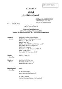 CB[removed])  EXTRACT 立法會 Legislative Council