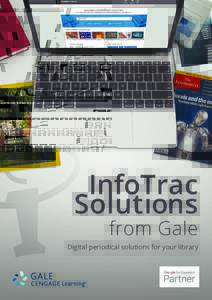 Digital periodical solutions for your library  For a free trial or for more information contact  1
