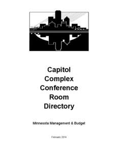 Capitol Complex Conference Room Directory Minnesota Management & Budget