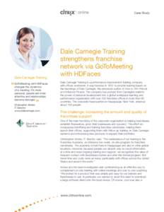 Dale Carnegie GoToMeeting Case Study