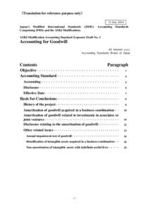 Generally Accepted Accounting Principles / Financial regulation / Financial accounting / Mergers and acquisitions / Financial statements / Goodwill / International Financial Reporting Standards / Intangible asset / Consolidation / Accountancy / Finance / Business