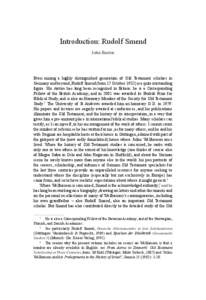 Rudolf Smend / Deuteronomist / Gerhard von Rad / Albrecht Alt / Julius Wellhausen / Biblical criticism / John Barton / Martin Noth / Wilhelm Martin Leberecht de Wette / Bible / Biblical scholars / Christianity