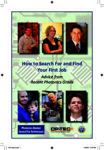 How to Search For and Find Your First Job Advice from Recent Photonics Grads  Photonics Alumni