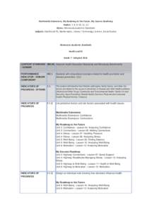 Multimedia Extensions, My Roadmap to the Future, My Success Roadmap Grades: 7, 8, 9, 10, 11, 12 States: Minnesota Academic Standards Subjects: Health and PE, Mathematics, Library / Technology, Science, Social Studies  Mi