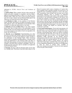 TC-060, Fixed Price Level of Effort (LOE) Subcontracts (Page 1 of 1) April 2009 Addendum to TC-001, General Terms and Conditions of Purchase. 1. Inclusive Rates. Rates comprise the basic salary rate plus all