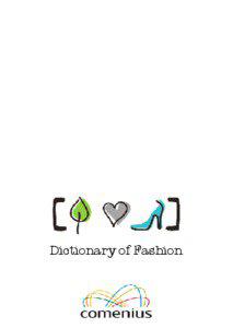 Dictionary of Fashion  introduction