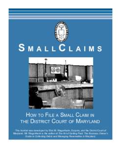 Lawsuit / Cause of action / Plaintiff / Costs / Small claims court / Complaint / Replevin / Detinue / Default judgment / Law / Civil procedure / Legal terms