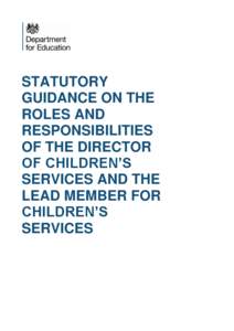 DCS LMCS Statutory Guidance