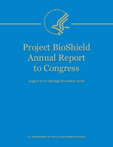 Project BioShield Annual Report to Congress