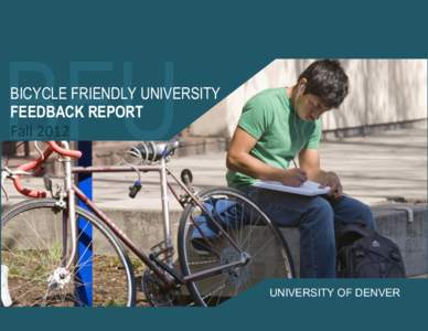 BFU  BICYCLE FRIENDLY UNIVERSITY FEEDBACK REPORT Fall 2012