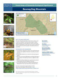 Focus Areas of Statewide Beginning