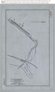 Plan showing proposed location of tipple and sidings with railroad connection to Pittsburgh & Lake Erie Railroad at Douglas Station, 1925 Folder 28 CONSOL Energy Inc. Mine Maps and Records Collection, [removed], AIS.1991