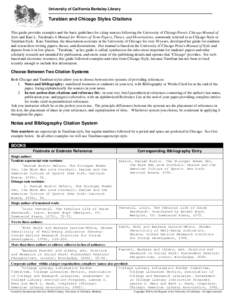 Reference / Library science / Parenthetical referencing / A Manual for Writers of Research Papers /  Theses /  and Dissertations / Citation / The Chicago Manual of Style / Style guide / Kate L. Turabian / EndNote / Bibliography / Publishing / Academic publishing