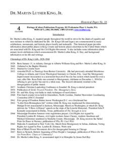 Nationality / Martin Luther King /  Jr. / Coretta Scott King / Martin Luther King /  Sr. / Alberta Williams King / I Have a Dream / Dexter Scott King / James Earl Ray / Montgomery Improvement Association / United States / Georgia / Community organizing