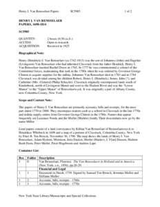 Hudson Valley / Rensselaer family / Rensselaer / Surnames / Manor of Rensselaerswyck / Albany County /  New York / Columbia County /  New York / Hendrick van Rensselaer / Stephen van Rensselaer II / Geography of New York / New York / New Netherland