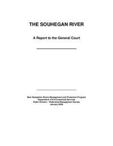 THE SOUHEGAN RIVER A Report to the General Court