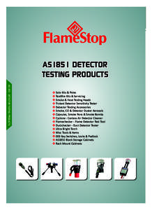 AS1851 DETECTOR TESTING PRODUCTS MAINTENANCE & TESTING AS1851 DETECTOR TESTING