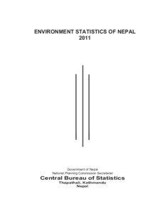 ENVIRONMENT STATISTICS OF NEPAL 2011
