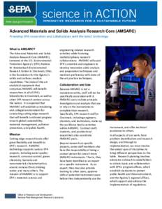 Advanced Materials and Solids Analysis Research Core