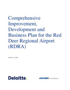 Comprehensive Improvement, Development and Business Plan for the Red Deer Regional Airport (RDRA)