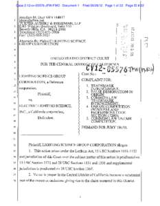 Case 2:12-cv[removed]JFW-FMO Document 1  Filed[removed]Page 1 of 22 Page ID #:22 Case 2:12-cv[removed]JFW-FMO Document 1