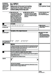 In accordance with Sections 1076 of the Companies Act 2006 as applied by the Limited Liability Partnerships (Application of