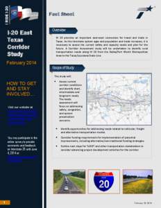 Fact Sheet  I-20 East