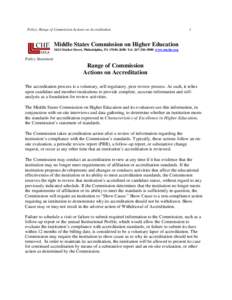 Middle States Commission on Higher Education