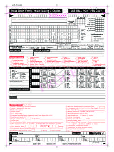 [removed]1B Press Down Firmly. You’re Making 3 Copies.  USE BALL POINT PEN ONLY.PERF