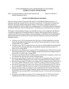 Microsoft Word - SB[removed]Preliminary Hearing Public Notice