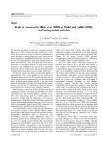 CSIRO PUBLISHING  www.publish.csiro.au/journals/mfr Marine and Freshwater Research, 2003, 54, 739–744