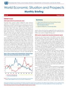 Development Policy and Analysis Division w Department of Economic and Social Affairs  World Economic Situation and Prospects Monthly Briefing No. 69