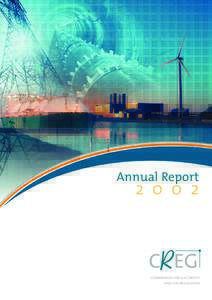Annual Report[removed]COMMISSION FOR ELECTRICITY AND GAS REGULATION