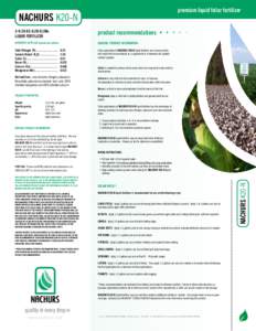 premium liquid foliar fertilizer  NACHURS K20-N[removed]8S-0.2B-0.1Mn liquid fertilizer