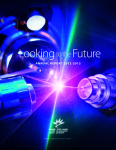 Looking to the Future A n n ua l R e p o r t[removed]A Global Leader in Synchrotron Science  2