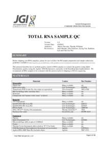 Laboratory equipment / Protein methods / Molecular biology / Qubit fluorometer / Immunologic tests / Assay / Deoxyribonuclease / Polymerase chain reaction / Chromatin immunoprecipitation / Chemistry / Laboratory techniques / Biology