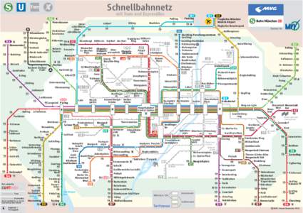 Schnellbahnnetz mit Tram und ExpressBus Freising  Pulling