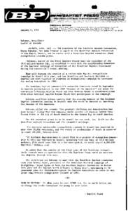 REGIONAL OI=FICES  January 6, 1966 ATL.ANTA Walker L. Kniflht, Editor/I6I Spring Street, N. W.lAtlanta, Geor/?ia :JWW/Telephone[removed]gAL.L.Al!I R_ T_ McCartney, EditorllQ.1 Baptist Building/Dallas, Texas 7520ll