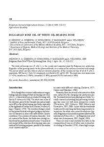 318  Bulgarian Journal of Agricultural Science, 15 (No[removed], [removed]