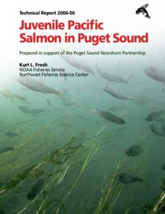 Technical Report[removed]Juvenile Pacific Salmon in Puget Sound Prepared in support of the Puget Sound Nearshore Partnership Kurt L. Fresh