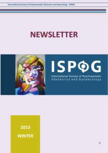 International Society of Psychosomatic Obstetrics and Gynecology - ISPOG  NEWSLETTER