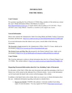 Microsoft Word - City of Detroit Media Information.docx