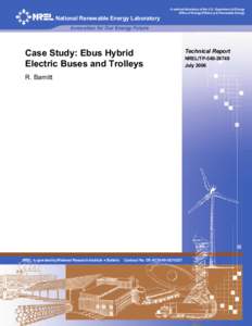 Case Study: Ebus Hybrid Electric Buses and Trolleys