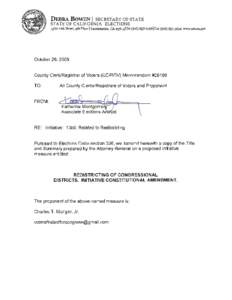 Petitions / Redistricting / Politics / California Proposition 20 / Politics of California / California Proposition 11 / Elections / Direct democracy / Initiative