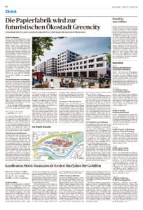 16  Tages-Anzeiger – Mittwoch, 5. Februar 2014 Zürich