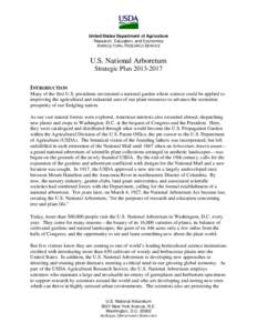 [removed]US National Arboretum Strategic Plan