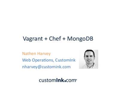 VirtualBox / Vagrant / Chef / MongoDB / Software / System software / Data management