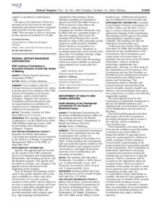 Federal Register / Vol. 79, No[removed]Tuesday, October 14, [removed]Notices capital or operation & maintenance costs. Changes in the Estimates: There is a decrease of 22,323 hours in the total estimated respondent burden c